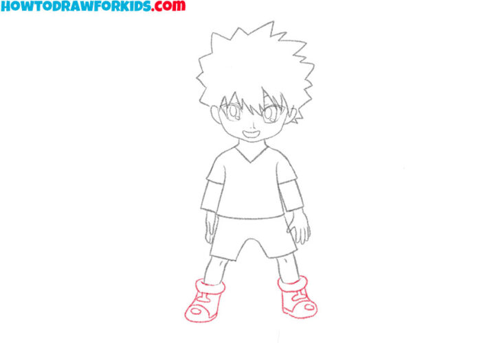 How to Draw Killua - Easy Drawing Tutorial For Kids