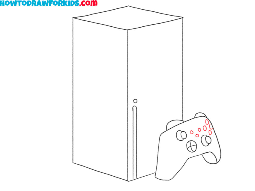 simple xbox drawing for kids
