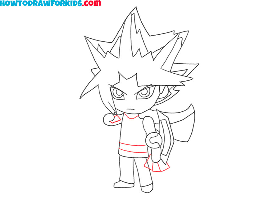 simple yugioh drawing for kids