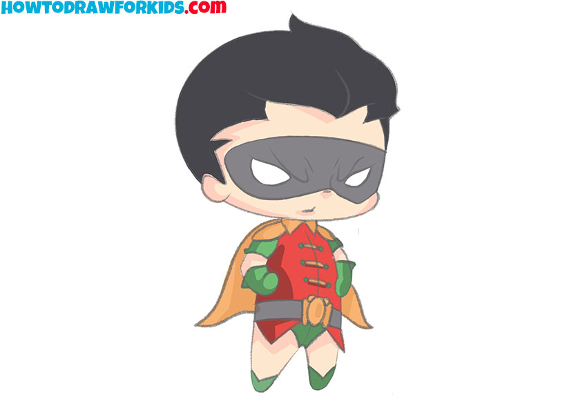 How to Draw Robin - Easy Drawing Tutorial For Kids