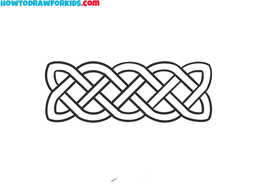 celtic knot drawing for kids