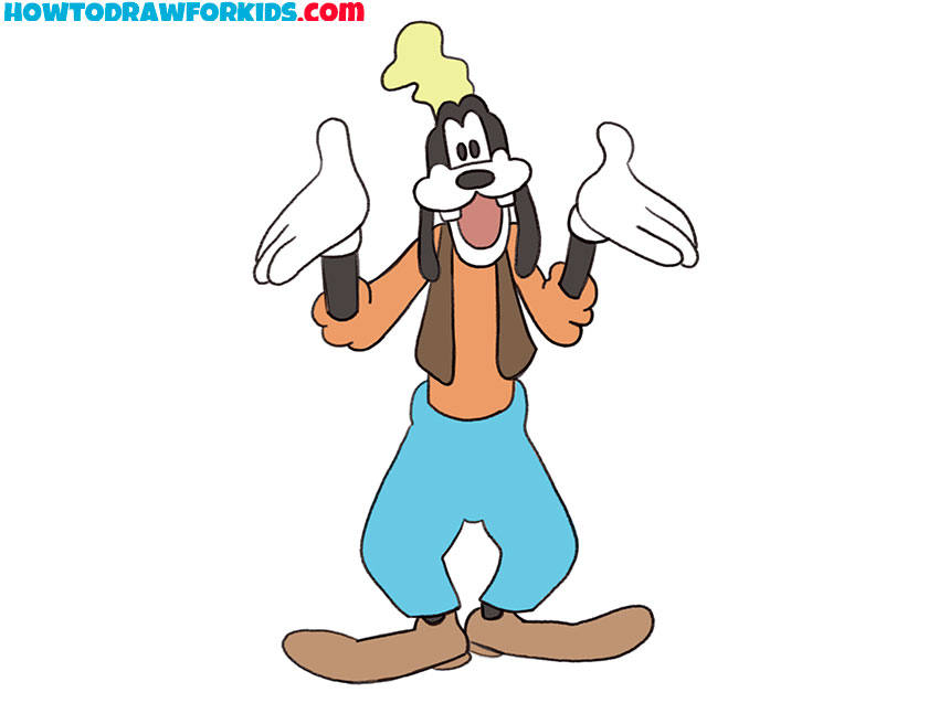How to Draw Goofy - Easy Drawing Tutorial For Kids
