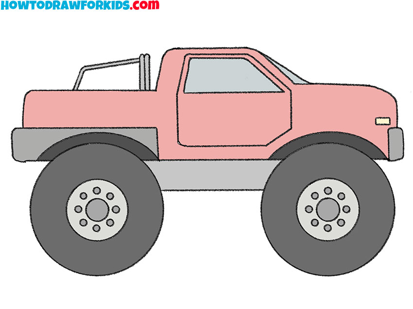 28 Easy Truck Drawings - Step By Step Guide - DIY Crafts