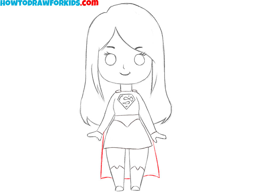 draw a superhero cape