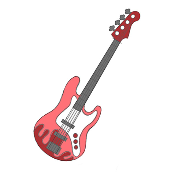 Chinese guitar traditional instrument Royalty Free Vector