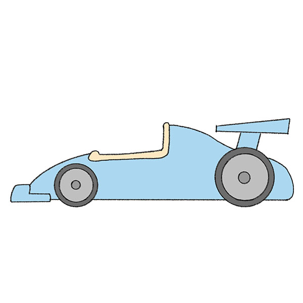 How to Draw a Race Car