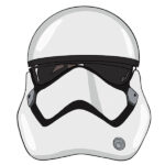 How to Draw a Stormtrooper Helmet
