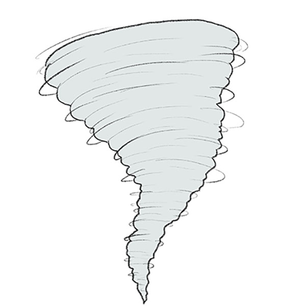 How to Draw a Tornado