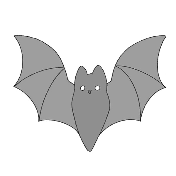 How to Draw an Easy Bat - Easy Drawing Tutorial For Kids