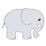 How to Draw an Easy Elephant