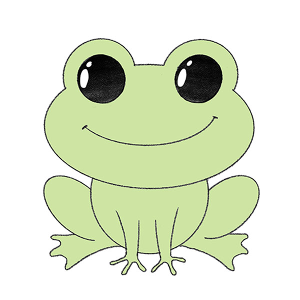 How to Draw an Easy Frog Easy Drawing Tutorial For Kids