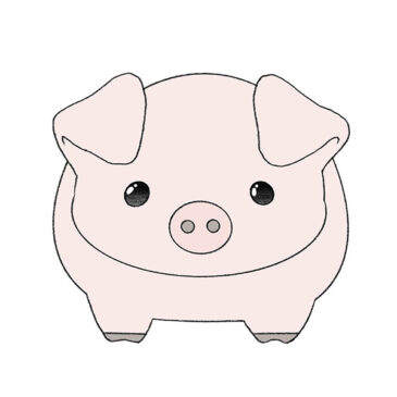 How to Draw an Easy Pig