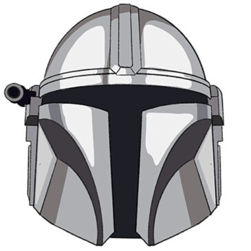 How to Draw the Mandalorian Helmet