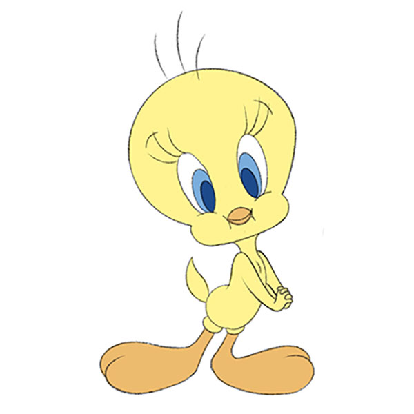 How to Draw Tweety Bird - Easy Drawing Tutorial For Kids