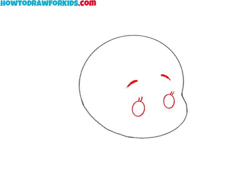 how to draw a baby cartoon easy