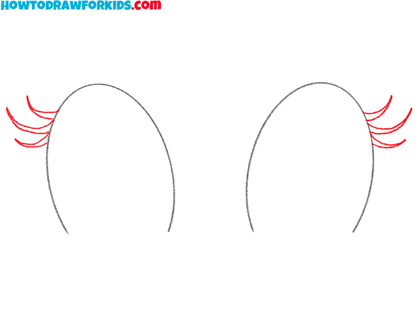 how to draw cute eyes simple