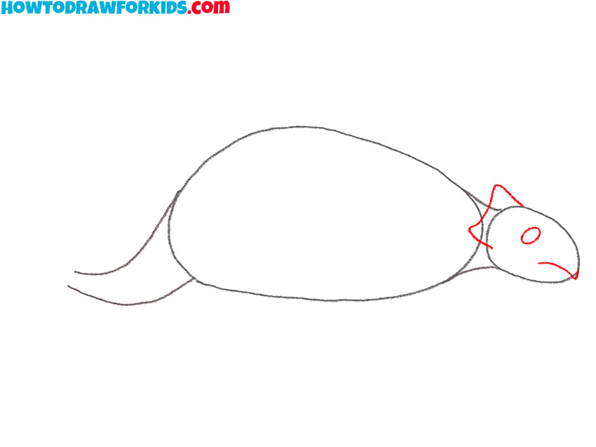 how to draw a cartoon ankylosaurus