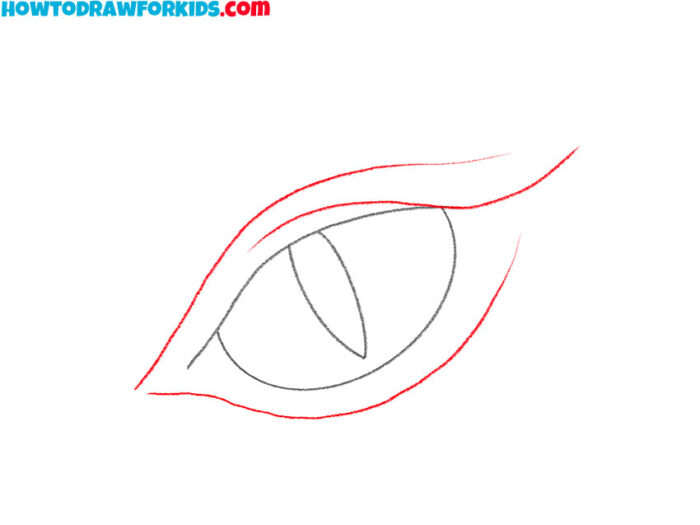 How to Draw a Dragon Eye - Easy Drawing Tutorial For Kids