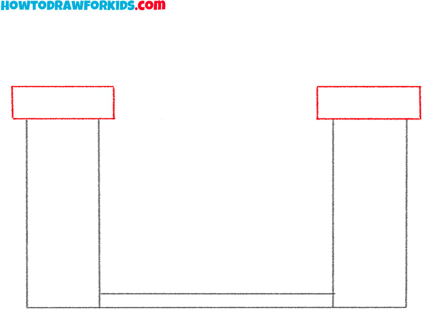 how to draw a gate for kids