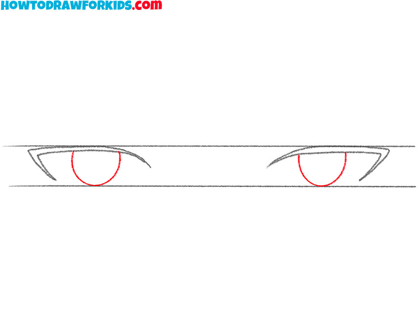 how to draw anime eyes male and female