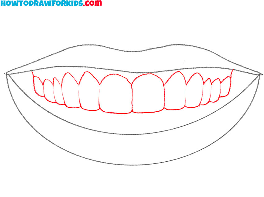 how to draw braces for beginners