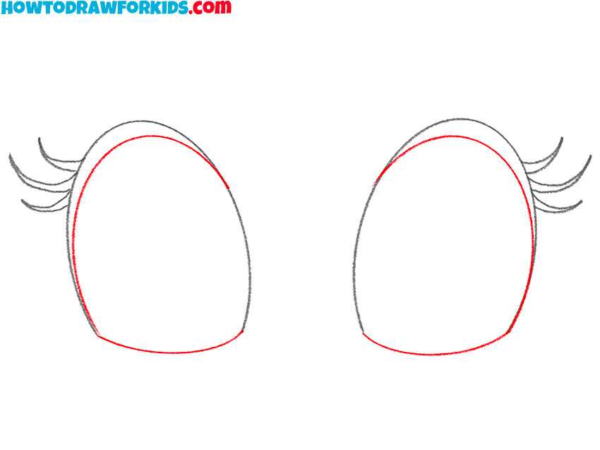 how to draw cute eyes for beginners