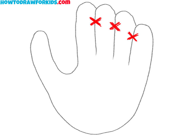 How to Draw a Baseball Glove Easy Drawing Tutorial For Kids