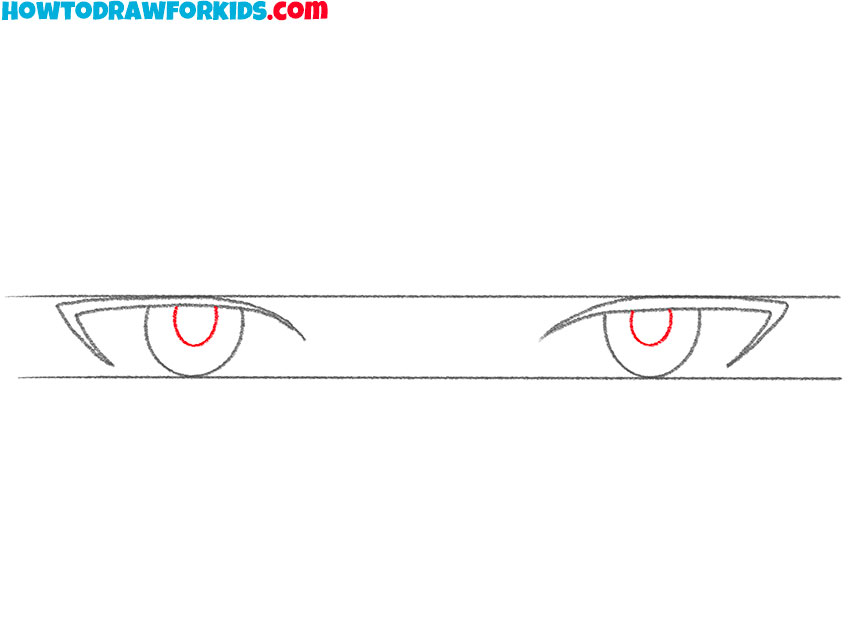 how to draw a cute anime eyes