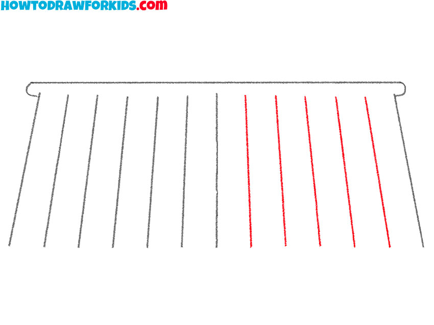 how to draw a roof for kindergarten