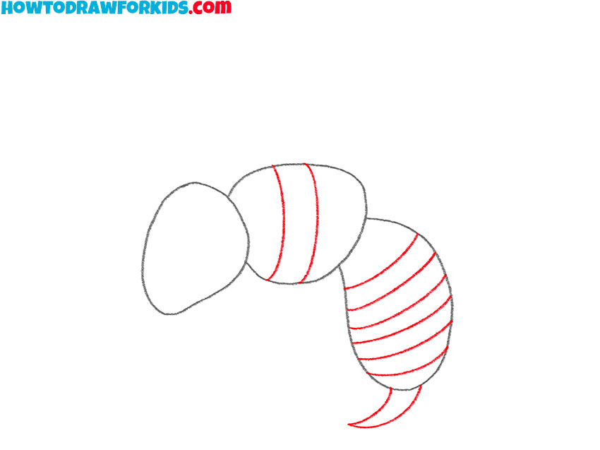 how to draw a wasp for beginners