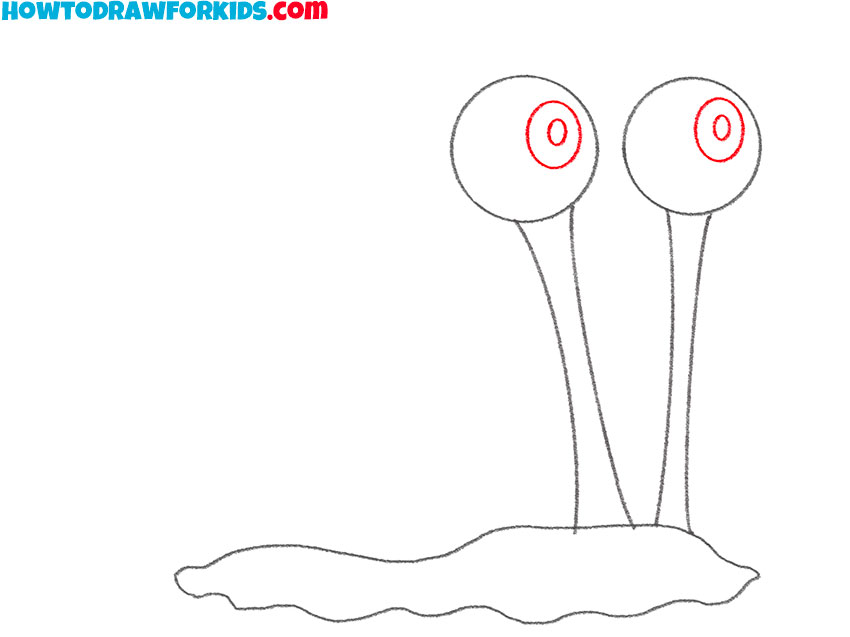 how to draw gary the snail for kindergarten
