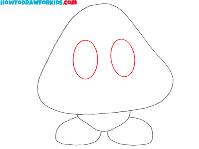 How to Draw Goomba Easy Drawing Tutorial For Kids