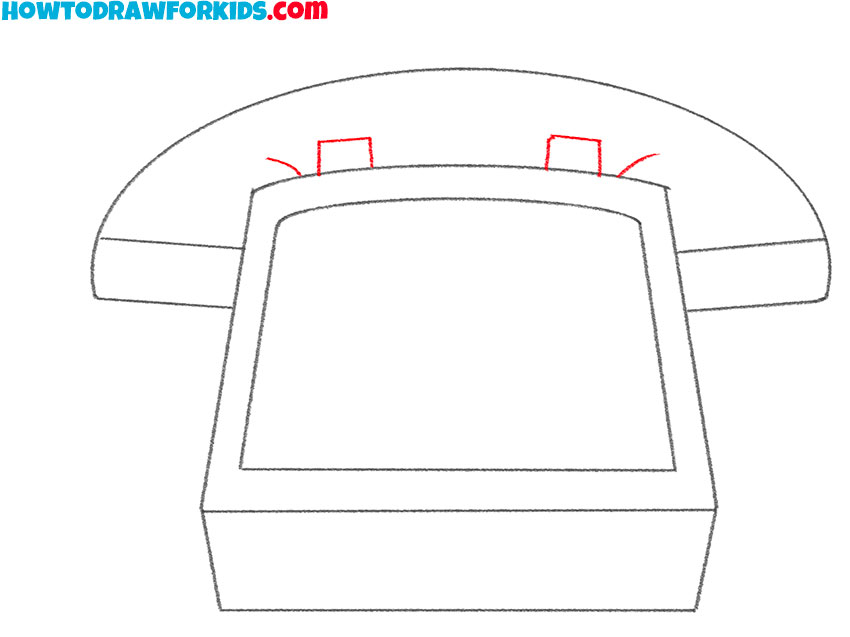 how to draw telephone for beginners
