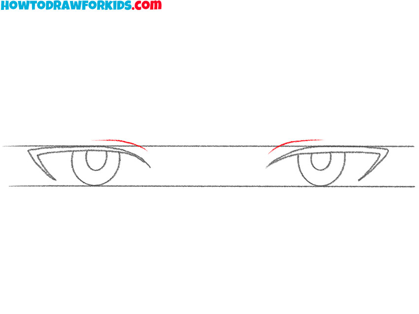 anime male eyes drawing for kids