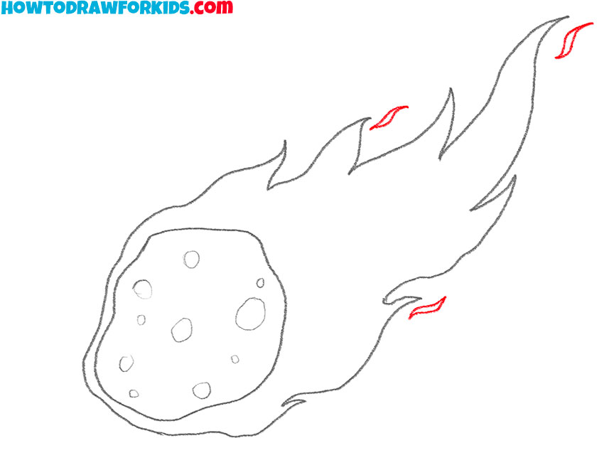 asteroid drawing lesson