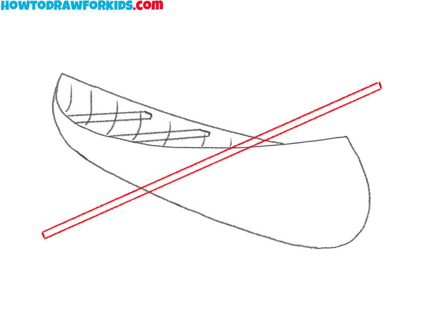 canoe drawing lesson