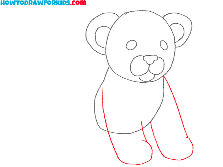 how to draw a baby tiger for kids