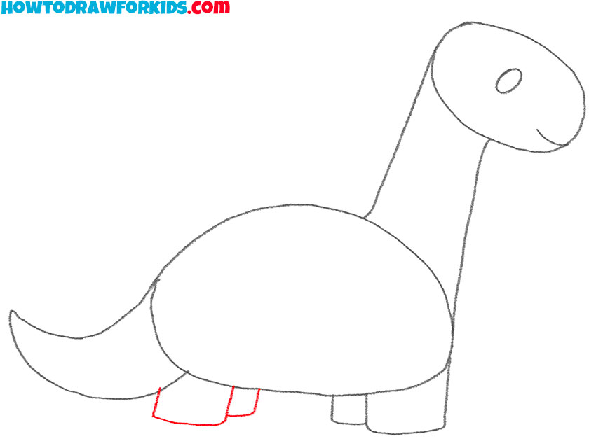 how to draw a dinosaur art simple