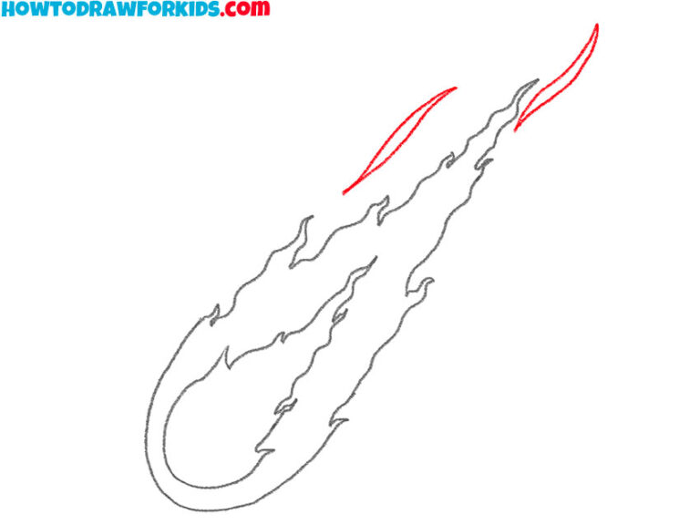 How to Draw a Fireball Easy Drawing Tutorial For Kids
