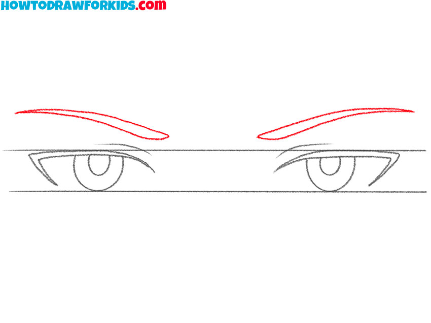 anime male eyes drawing for beginners