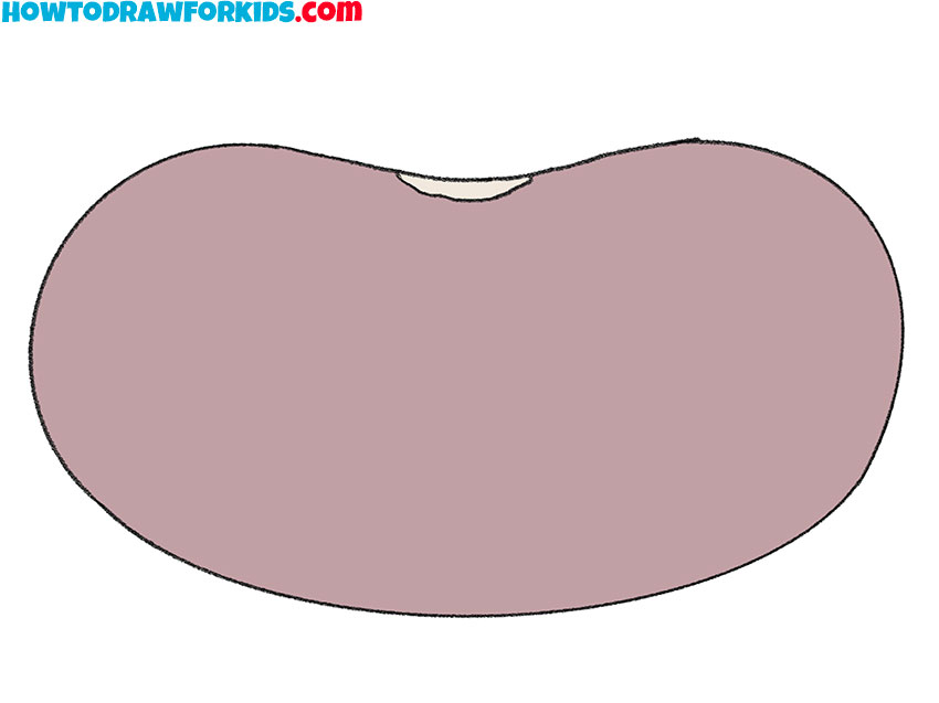 How to Draw a Bean Easy Drawing Tutorial For Kids