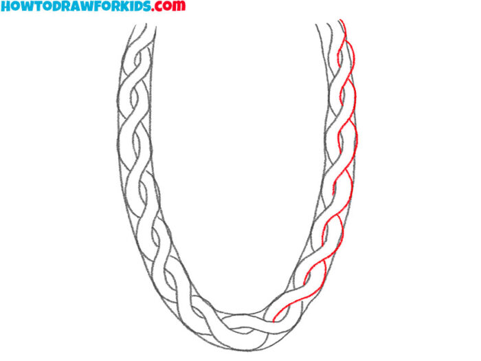 How to Draw a Chain Necklace Easy Drawing Tutorial For Kids