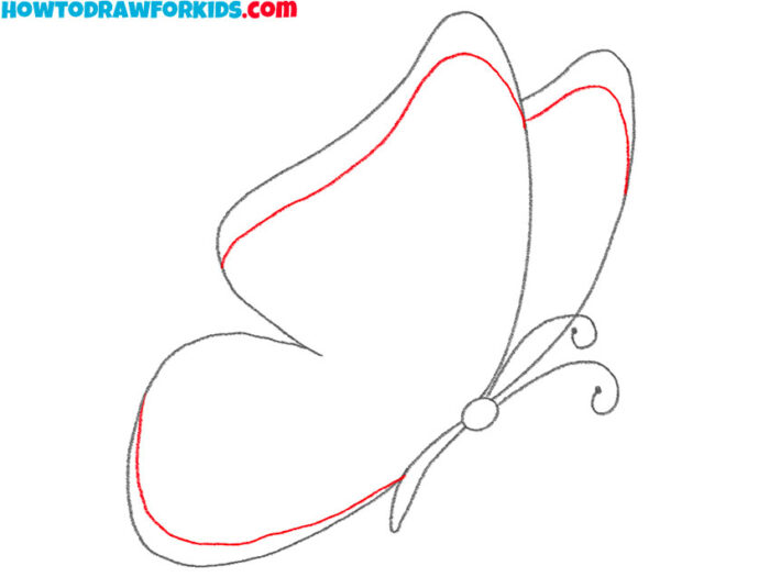 How to Draw a Simple Butterfly Easy Drawing Tutorial For Kids