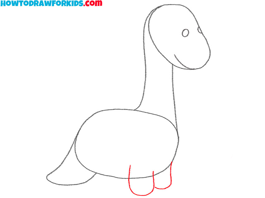 how to draw a dinosaur easy cute