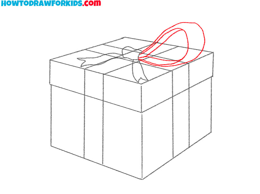 how to draw a present for a birthday1