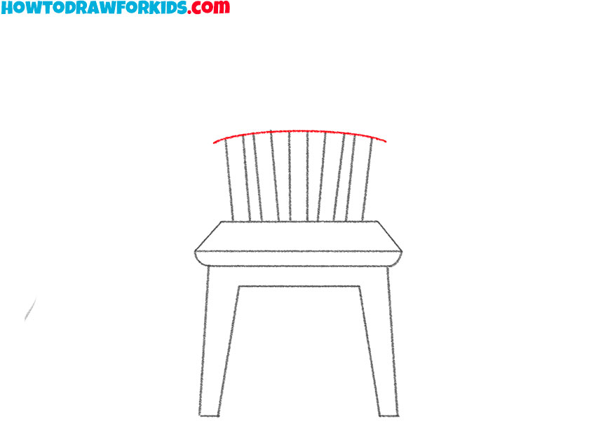 how to draw an easy chair for kindergarten