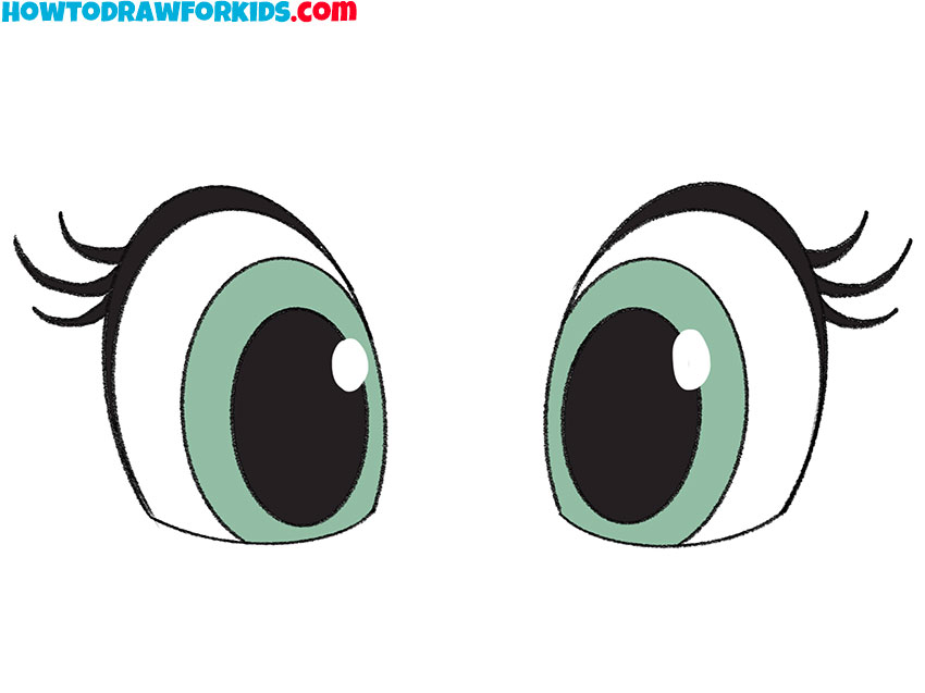 how to draw cute chibi eyes