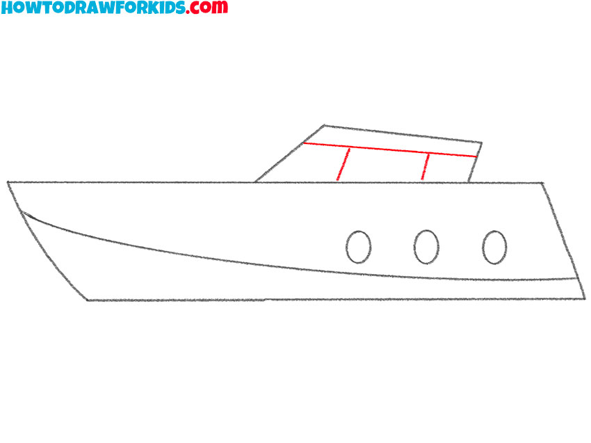yacht boat drawing guide
