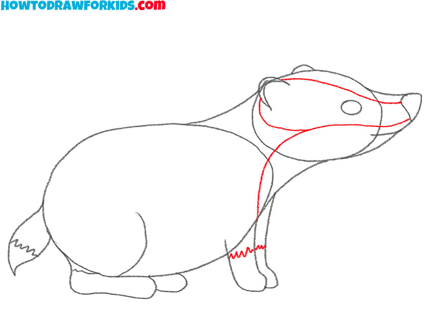 How to Draw a Badger - Easy Drawing Tutorial For Kids