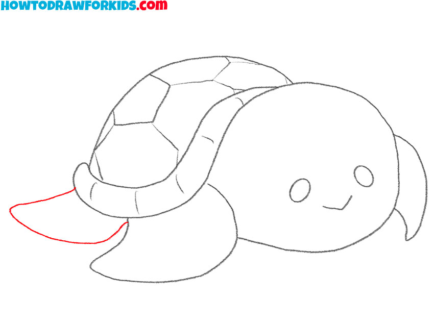 cartoon turtle drawing lesson